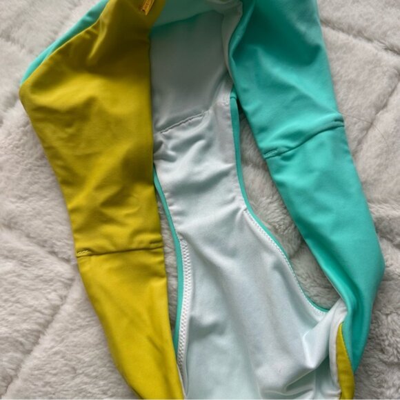 Victoria's Secret | Blue & Yellow The Classic Hipster Bikini Bottom | Size Small - Picture 5 of 8